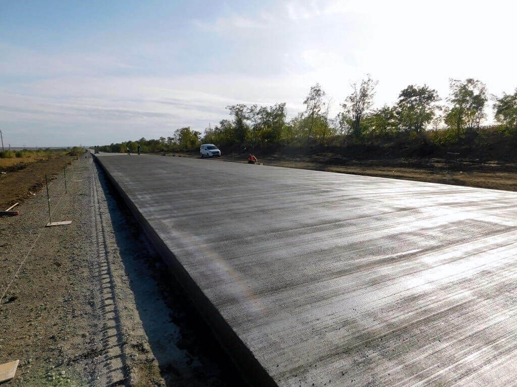 Фото пример бетонной дороги